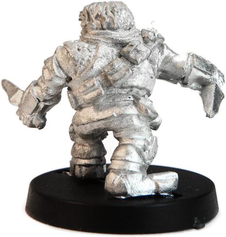 Stonehaven Miniatures Male Dwarven Rogue Miniature Figure، 100% بيوتر معدني - طول 32 مم - (لألعاب الحرب على الطاولة بمقياس 28 مم) - صنع في الولايات المتحدة الأمريكية in Kuwait