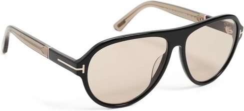 Tom Ford Sunglasses FT 1080 01E Shiny Black/Beige in Saudi Arabia