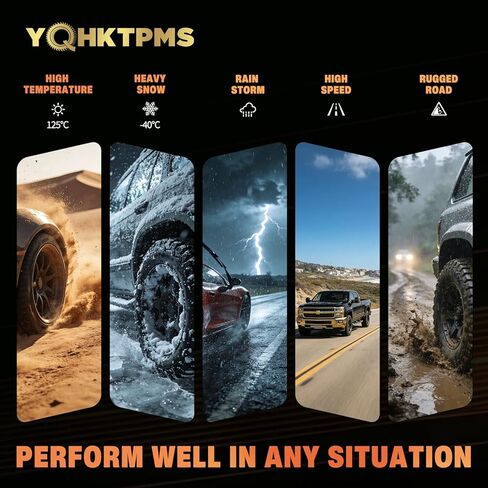 TPMS Ford 315MHz Pre-Programmed,New Upgraded TPMS Sensor Fits Ford F-150 2009-2014|F-250/350 2009-2016|Expedition 2011-2017|Explorer2011-2015|Edge2011-2014/OE#DE8T1A180AA(Set of 4) in Saudi Arabia
