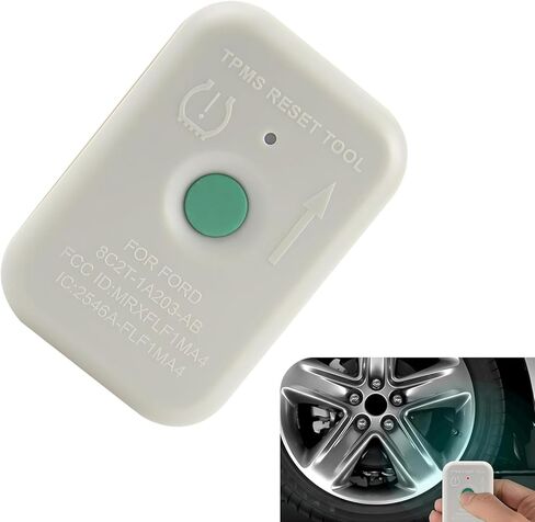 Ford Tpms Relearn Tool, TPMS Tire Pressure Resetter, Tire Pressure Reset Sensor Programming Tool, Replacement OEM# 8C2T-1A203-AB, Compatible with Ford (White) in Saudi Arabia