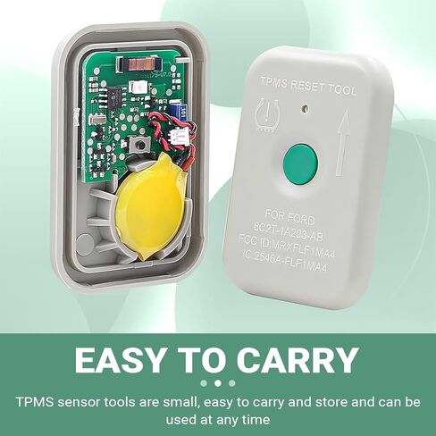 Ford Tpms Relearn Tool, TPMS Tire Pressure Resetter, Tire Pressure Reset Sensor Programming Tool, Replacement OEM# 8C2T-1A203-AB, Compatible with Ford (White) in Saudi Arabia