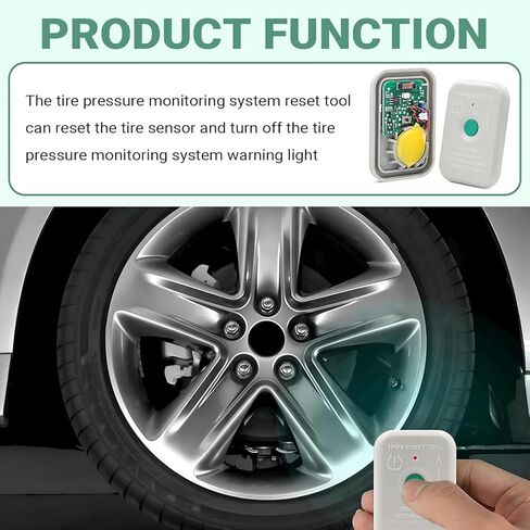 Ford Tpms Relearn Tool, TPMS Tire Pressure Resetter, Tire Pressure Reset Sensor Programming Tool, Replacement OEM# 8C2T-1A203-AB, Compatible with Ford (White) in Saudi Arabia
