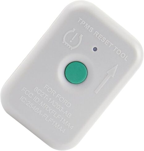Car TPMS Programming Tool, Tire Pressure Activation & Reset Tool, Portable Sensor Relearn Device OEM# 8C2T-1A203-AB, Compatible with Ford F-150 Ranger Edge Explorer Mustang (White) in Saudi Arabia