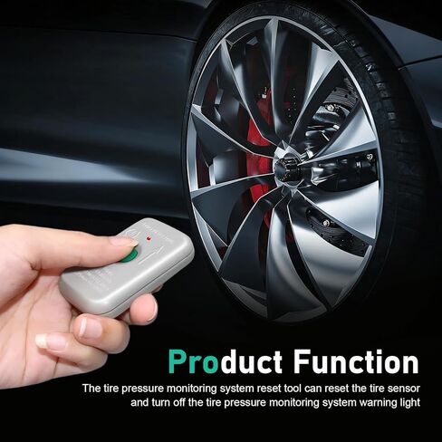 Car TPMS Programming Tool, Tire Pressure Activation & Reset Tool, Portable Sensor Relearn Device OEM# 8C2T-1A203-AB, Compatible with Ford F-150 Ranger Edge Explorer Mustang (White) in Saudi Arabia