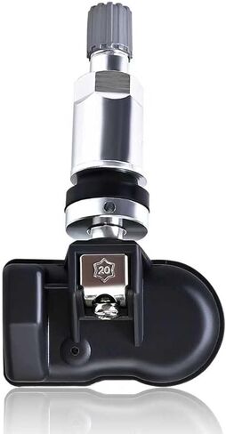 مستشعر TPMS عالمي 315 ميجا هرتز + 433 ميجا هرتز، مستشعر مراقبة ضغط الإطارات 2 في 1 قابل للبرمجة متوافق مع أداة TPMS TS408 TS508 TS608، ساق صمام معدني قابل للاستبدال (قطعة واحدة) in Kuwait