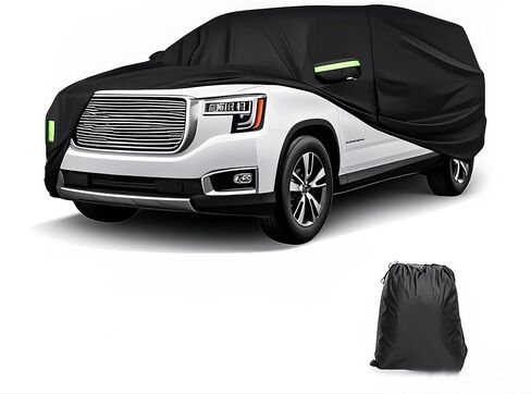 Full Car Cover for GMC Terrain 2019-2023 - Custom Fit, Ultimate All-Weather Defense, Heavy-Duty Waterproof Shield for Outdoor Protection in Saudi Arabia