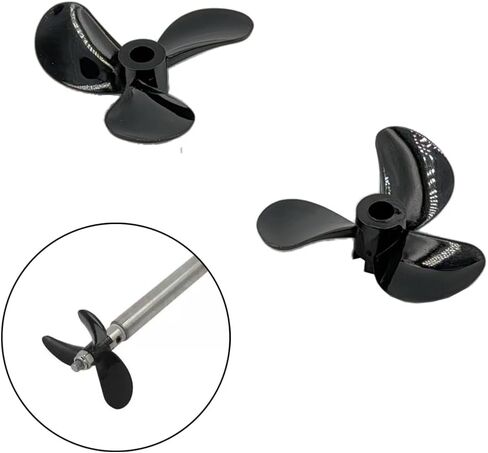 2PCS RC Boat 3-Blades Propeller Plastic Positive Reverse Propeller for RC Boat Ship DIY Model Toy Props Replace Part (4x40mm) in Saudi Arabia