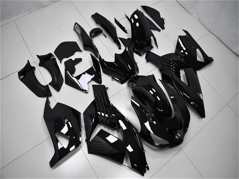 هدية سوداء لامعة تناسب كاواساكي نينجا 2006-2011 ZX14R ZZR1400 1400 ZX-14R حقن جديد من البلاستيك ABS طقم هيكل السيارة هيكل الجسم عمل الجسم 2007 2008 2009 2010 06 07 08 09 10 11 in Kuwait