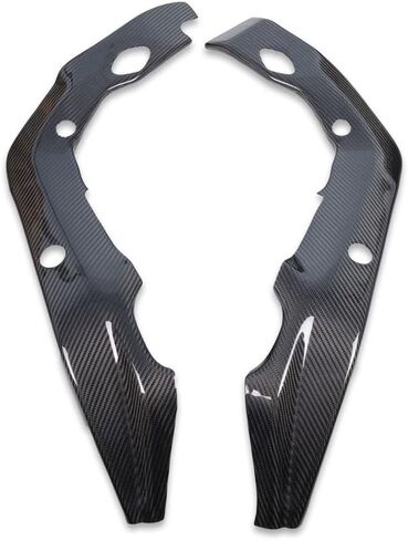 أغطية حماية إطار من ألياف الكربون 3K حقيقية 100% مناسبة لسيارات BMW 2009-2014 S1000RR نسيج قطني لامع in Kuwait