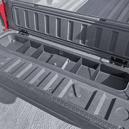 مقسم منظم الباب الخلفي من EDBETOS متوافق مع ملحقات 2023 2024 2025 2026 Chevy Colorado & GMC Canyon، طقم مقسم تخزين الباب الخلفي 4 قطع ABS لمقصورة الباب الخلفي StowFlex، أسود ABS in Kuwait