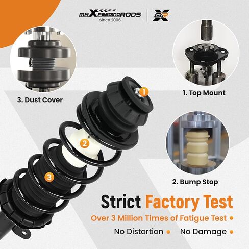 maXpeedingrods 2Pcs Front Struts for Nissan Versa 2012-2019 Sedan Nissan Versa Note 2014-2019, 1333584L 1333584R Shock Absorber Complete Struts with Coil Spring Assembly in Kuwait