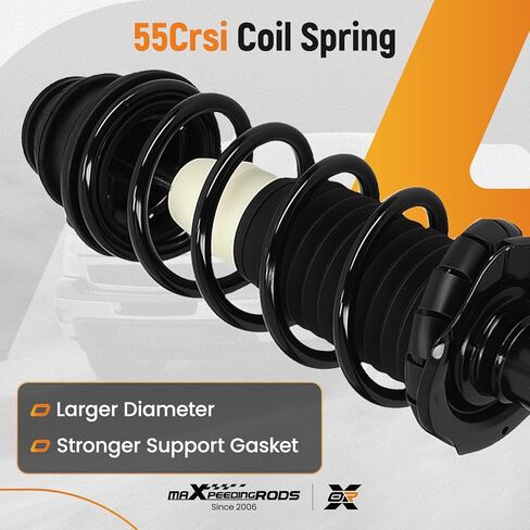 maXpeedingrods 2Pcs Front Struts for Nissan Versa 2012-2019 Sedan Nissan Versa Note 2014-2019, 1333584L 1333584R Shock Absorber Complete Struts with Coil Spring Assembly in Kuwait