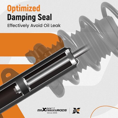 maXpeedingrods 2Pcs Front Struts for Nissan Versa 2012-2019 Sedan Nissan Versa Note 2014-2019, 1333584L 1333584R Shock Absorber Complete Struts with Coil Spring Assembly in Kuwait