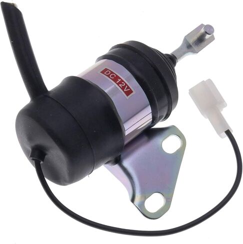 Fuel Shut Off Solenoid 16851-60014 16851-6010 16851-60011 16851-60013 16851-60012 052600-4530 052600-453 Compatible with Kubota BX2230D RTV900R RTV900T B7410D BX1500D Z482 Z602 D722 in Kuwait