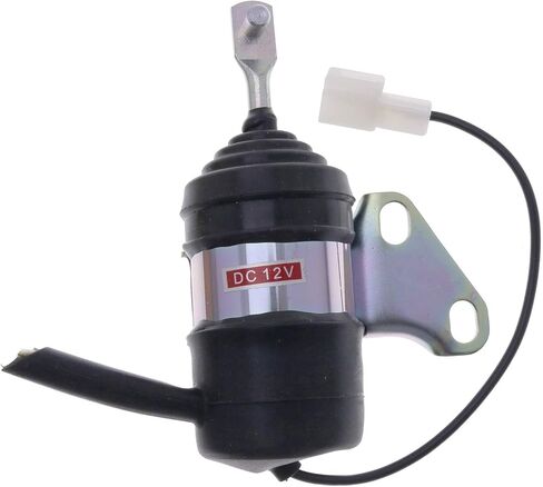 Fuel Shut Off Solenoid 16851-60014 16851-6010 16851-60011 16851-60013 16851-60012 052600-4530 052600-453 Compatible with Kubota BX2230D RTV900R RTV900T B7410D BX1500D Z482 Z602 D722 in Kuwait