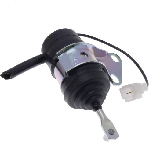 Fuel Shut Off Solenoid 16851-60014 16851-6010 16851-60011 16851-60013 16851-60012 052600-4530 052600-453 Compatible with Kubota BX2230D RTV900R RTV900T B7410D BX1500D Z482 Z602 D722 in Kuwait