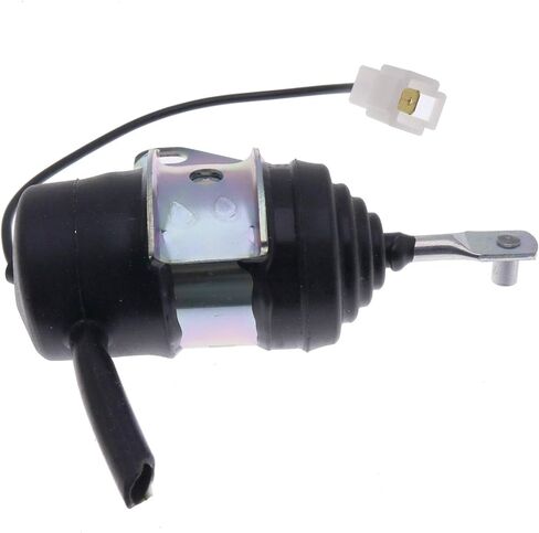 Fuel Shut Off Solenoid 16851-60014 16851-6010 16851-60011 16851-60013 16851-60012 052600-4530 052600-453 Compatible with Kubota BX2230D RTV900R RTV900T B7410D BX1500D Z482 Z602 D722 in Kuwait