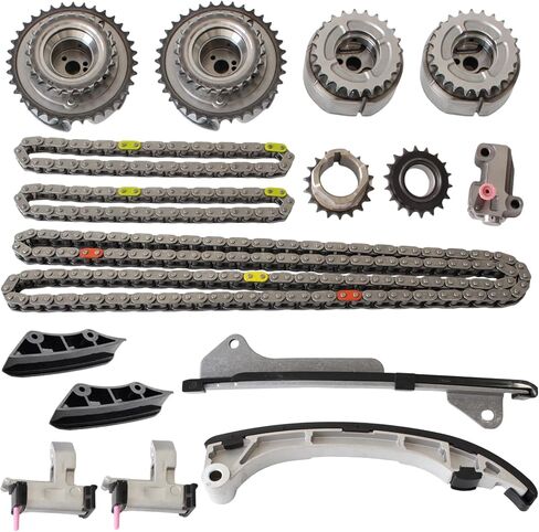 AUCERAMIC Timing Chain Kit Fit for Toyota Highlander 3.5L 2008-2009,for Avalon 2005-2008,for Camry 2007-2009,for RAV4 2006-2009,for Sienna 2007-2009 3.5L,1308031030, 1308031030, 135070P010 in Kuwait