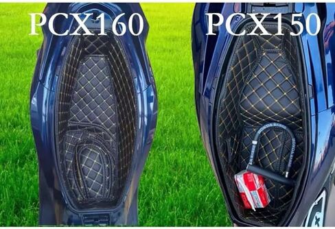 Motorcycle Rear Trunk Cargo Liner Protector fit for PCX125 PCX150 PCX160 PCX 150 125 160 Motorcycle Seat Bucket Pad Luggage Box Inner Mat Accessories (PCX150) in Saudi Arabia