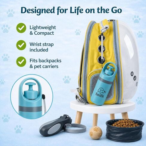 Dog Pooper Scooper for Large Small Dogs - Portable Eco-Friendly Lightweight Poop Scooper for Dogs, Mini Waste Picker for Lawn, Grass, Gravel, and Easy to Carry (7.4 x 2.8in) Blue in Saudi Arabia