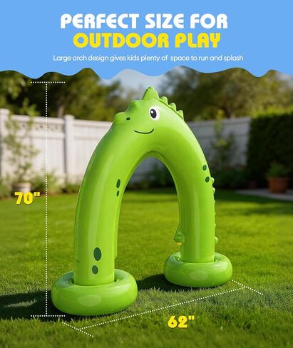 Sprinkler for Kids, Outdoor Water Toys for Kids 3-5 4-8, Inflatable Kids Sprinklers for Yard, Summer Splash Sprinkler Water Fun Toys Gifts for Boys Girls in Saudi Arabia