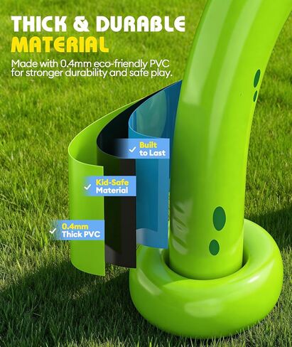 Sprinkler for Kids, Outdoor Water Toys for Kids 3-5 4-8, Inflatable Kids Sprinklers for Yard, Summer Splash Sprinkler Water Fun Toys Gifts for Boys Girls in Saudi Arabia