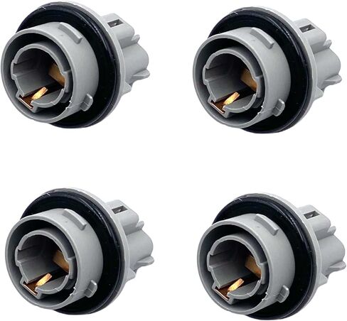 4 Pcs 90075-99106 Turn Signal Socket Holder, Light Lamp Bulb Plug Replacement Compatible with Toyota Avalon Corolla Echo Highlander Land Cruiser Sienna Solara Matrix Replaces 9007599106 in Kuwait