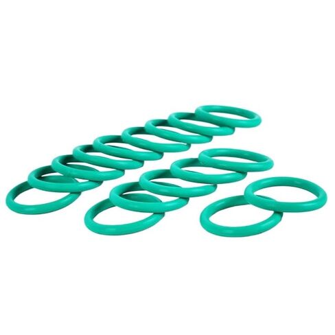 Fluororubber O-Ring المطاط FKM ختم 10 قطعة CS سلك قطر 1 مللي متر OD 3 مللي متر-40 مللي متر مقاومة للتآكل الدائري (OD 3.5 مللي متر (10 قطعة)) in Kuwait