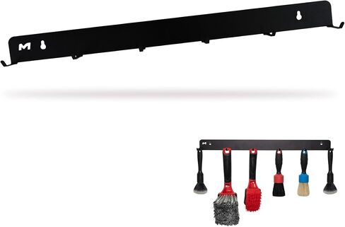 Maxshine Detailing Brush Hanger – 6 Durable Hooks Ready to Serve for Holding car Detail Brushes, Sturdy Design, Lightweight, Wall Mounted in Saudi Arabia