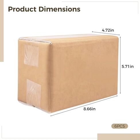 6 Pcs Insulated Shipping Boxes, 8.7 x 4.7 x 5.7 in/22 x 12 x 14.5 cm, Foam Cooler with Aluminum Foil Liner, Thickened Cardboard Foldable Cooler, for Food Delivery, Perishable Transport in Saudi Arabia