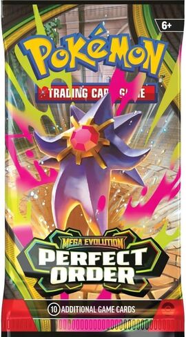 Pokémon TCG: Mega Evolution - Perfect Order - 1 × حزمة معززة in Kuwait