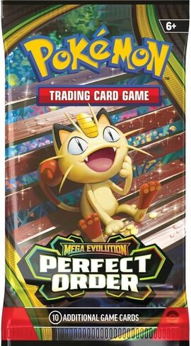 Pokémon TCG: Mega Evolution - Perfect Order - 1 × حزمة معززة in Kuwait