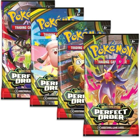 Pokémon TCG: Mega Evolution - Perfect Order - 1 × حزمة معززة in Kuwait