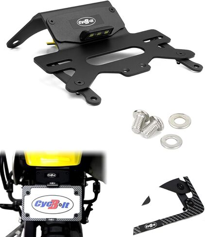 Fender Eliminator Fit for DR650 DR650S DR650SE 1996-2026 DR 650 SE License Plate Bracket Mount Holder Tail Tidy with LED License Plate Light in Kuwait