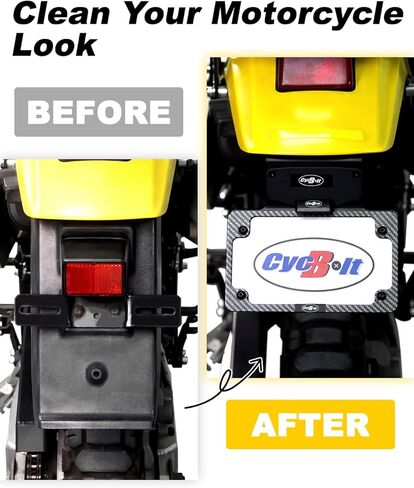 Fender Eliminator Fit for DR650 DR650S DR650SE 1996-2026 DR 650 SE License Plate Bracket Mount Holder Tail Tidy with LED License Plate Light in Kuwait