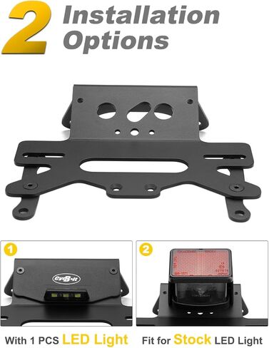 Fender Eliminator Fit for DR650 DR650S DR650SE 1996-2026 DR 650 SE License Plate Bracket Mount Holder Tail Tidy with LED License Plate Light in Kuwait