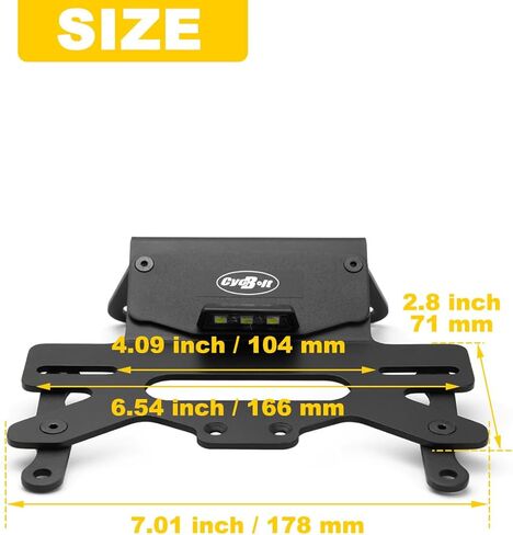 Fender Eliminator Fit for DR650 DR650S DR650SE 1996-2026 DR 650 SE License Plate Bracket Mount Holder Tail Tidy with LED License Plate Light in Kuwait