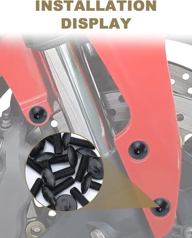 Full Sets Fairing Bolts Kit Compatible with CBR600RR CBR 600 RR 2007-2012 CBR 600RR Complete Fairing Cowling Screws Mounting Bolt Cowling Screw Nut Fasteners Accessories in Kuwait