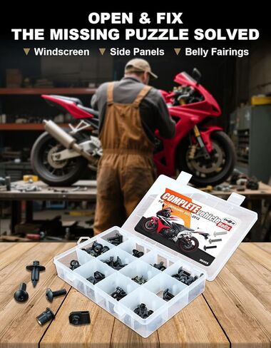 Full Sets Fairing Bolts Kit Compatible with CBR600RR CBR 600 RR 2007-2012 CBR 600RR Complete Fairing Cowling Screws Mounting Bolt Cowling Screw Nut Fasteners Accessories in Kuwait