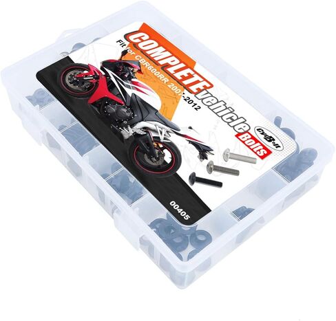 Full Sets Fairing Bolts Kit Compatible with CBR600RR CBR 600 RR 2007-2012 CBR 600RR Complete Fairing Cowling Screws Mounting Bolt Cowling Screw Nut Fasteners Accessories in Kuwait
