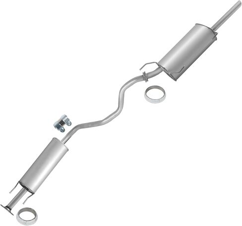 Resonator Pipe Muffler Kit Compatible with Nissan Sentra 1.8L 2013 2014 2015 2016 2017 2018 2019, Stainless Steel, Direct-Fit Replacement in Saudi Arabia