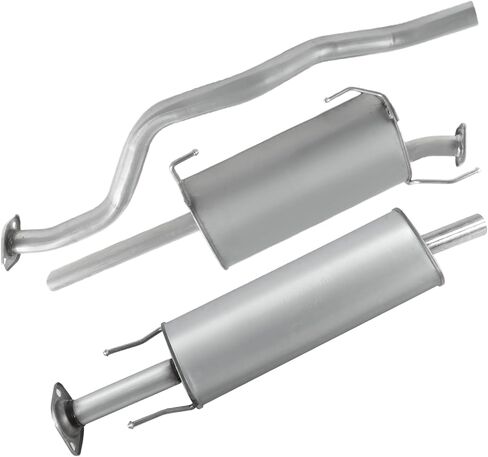 Resonator Pipe Muffler Kit Compatible with Nissan Sentra 1.8L 2013 2014 2015 2016 2017 2018 2019, Stainless Steel, Direct-Fit Replacement in Saudi Arabia