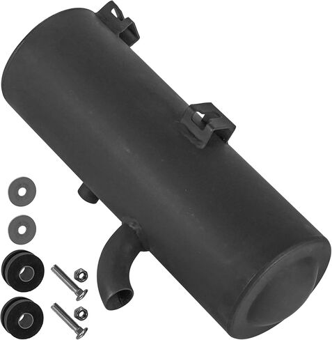 Caltric Black Exhaust Muffler Compatible with Polaris Sportsman 570 Efi 2014 2015 2016 2017 1262445-489 in Kuwait