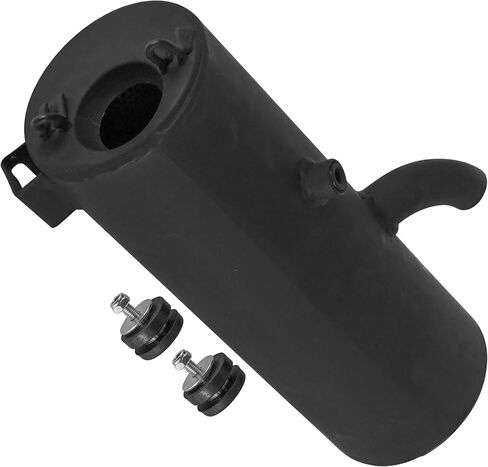Caltric Black Exhaust Muffler Compatible with Polaris Sportsman 570 Efi 2014 2015 2016 2017 1262445-489 in Kuwait