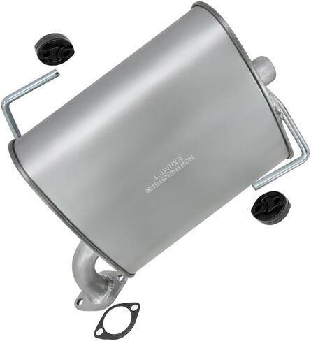 Exhaust Passenger Side Muffler Compatible for 2009-2013 Subaru Forester 2.5L | Direct-Fit | Northeastern Exhaust | Free Gasket and Hangers Included | Automotive Replacement Part in Kuwait