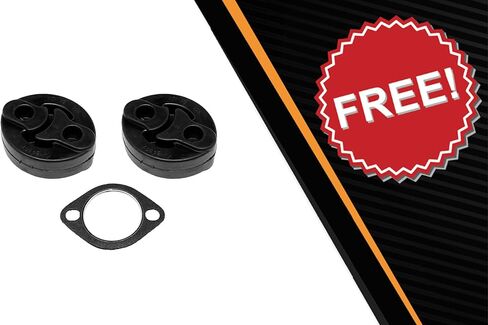 Exhaust Passenger Side Muffler Compatible for 2009-2013 Subaru Forester 2.5L | Direct-Fit | Northeastern Exhaust | Free Gasket and Hangers Included | Automotive Replacement Part in Kuwait