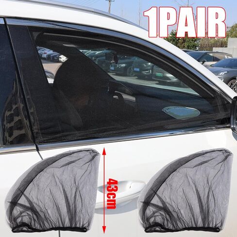 2pcs Car Curtains Sunshade Curtains Summer Essential Sunscreen Anti-Mosquito Sunshade Auto Curtains ﻿ (2Pcs-Front) in Kuwait