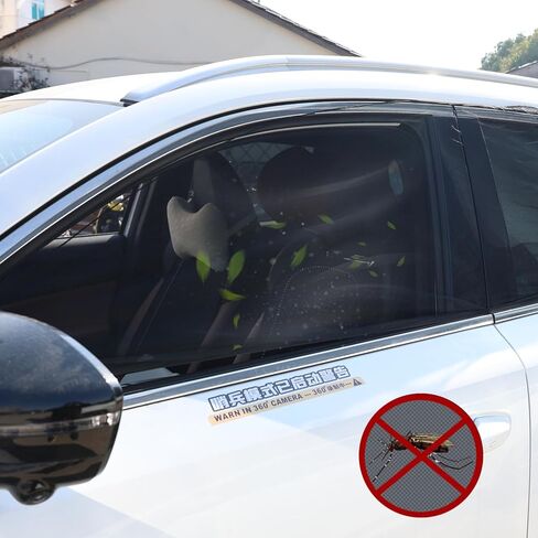 2pcs Car Curtains Sunshade Curtains Summer Essential Sunscreen Anti-Mosquito Sunshade Auto Curtains ﻿ (2Pcs-Front) in Kuwait