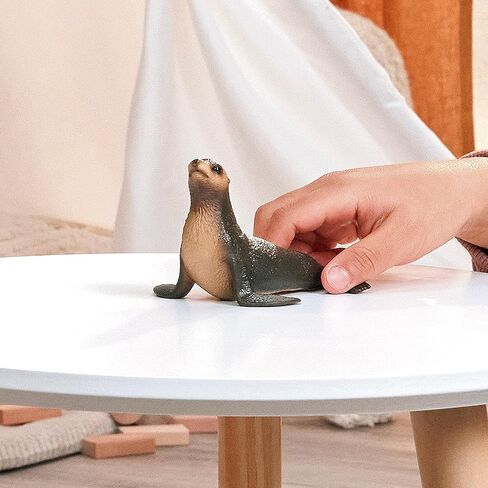 Schleich Wild Life - Sea Lion Figurine - Realistic Ocean Animal Toy Figures - Educational Wildlife Play Toys for Boys and Girls - Kids Ages 3+ | 14933 in Kuwait