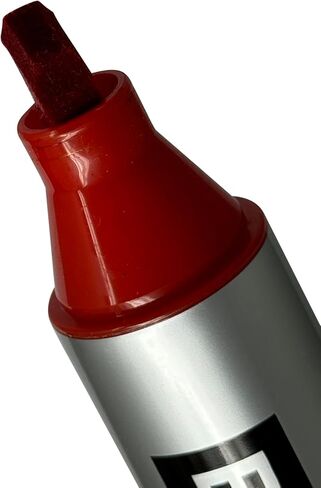 Bild Jumbo Permanent Markers, Chisel Tip, Red, Waterproof Quick-Drying Ink, Extra Large Thick Wide Tip for Cardboard, Posters, Shipping Boxes (Red) in Saudi Arabia